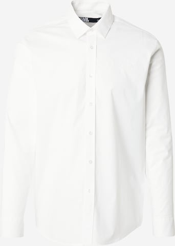 Karl LagerfeldRegular Fit Košulja - bijela boja: prednji dio