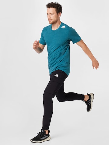 T-Shirt fonctionnel 'Designed for Training' ADIDAS SPORTSWEAR en bleu
