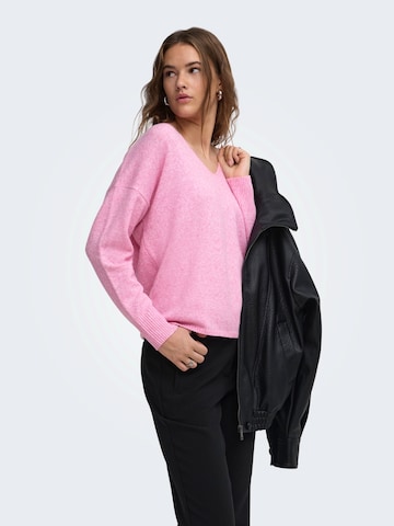 ONLY Pullover 'ONLRICA' in Pink: Vorderseite