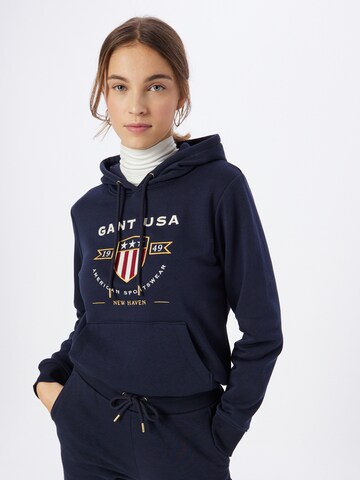 GANT Sweatshirt in Blauw: voorkant