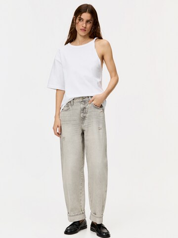 Pull&Bear Baggy Farkut värissä harmaa