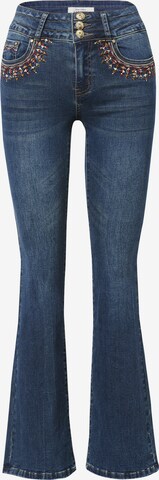 KOROSHI Flared Jeans 'Bell' in Blue: front
