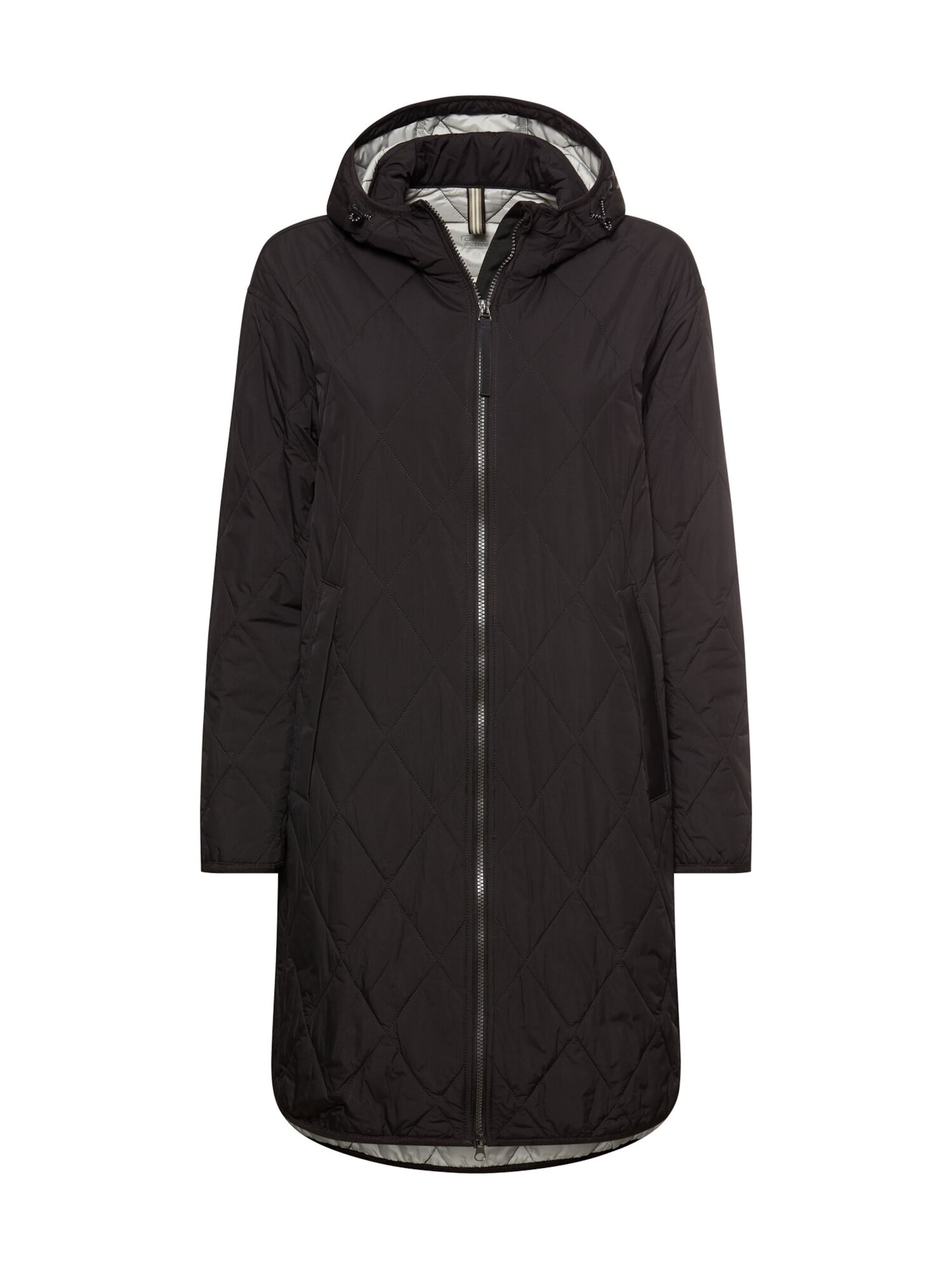 CAMEL ACTIVE Between-Seasons Coat in Black: front