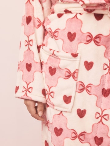 Next Банный халат длинный в Белый