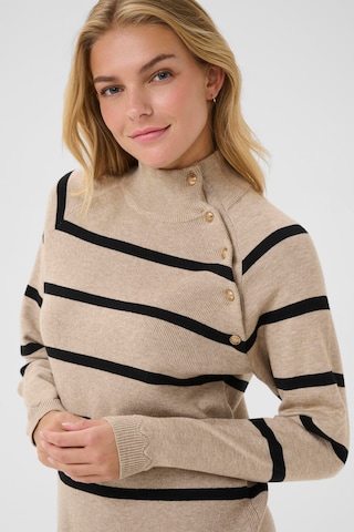 Cream Sweater 'Dela' in Beige