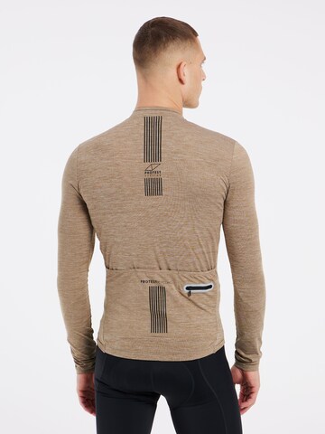 PROTEST Funktionsshirt 'PRTBRASVEL' in Braun