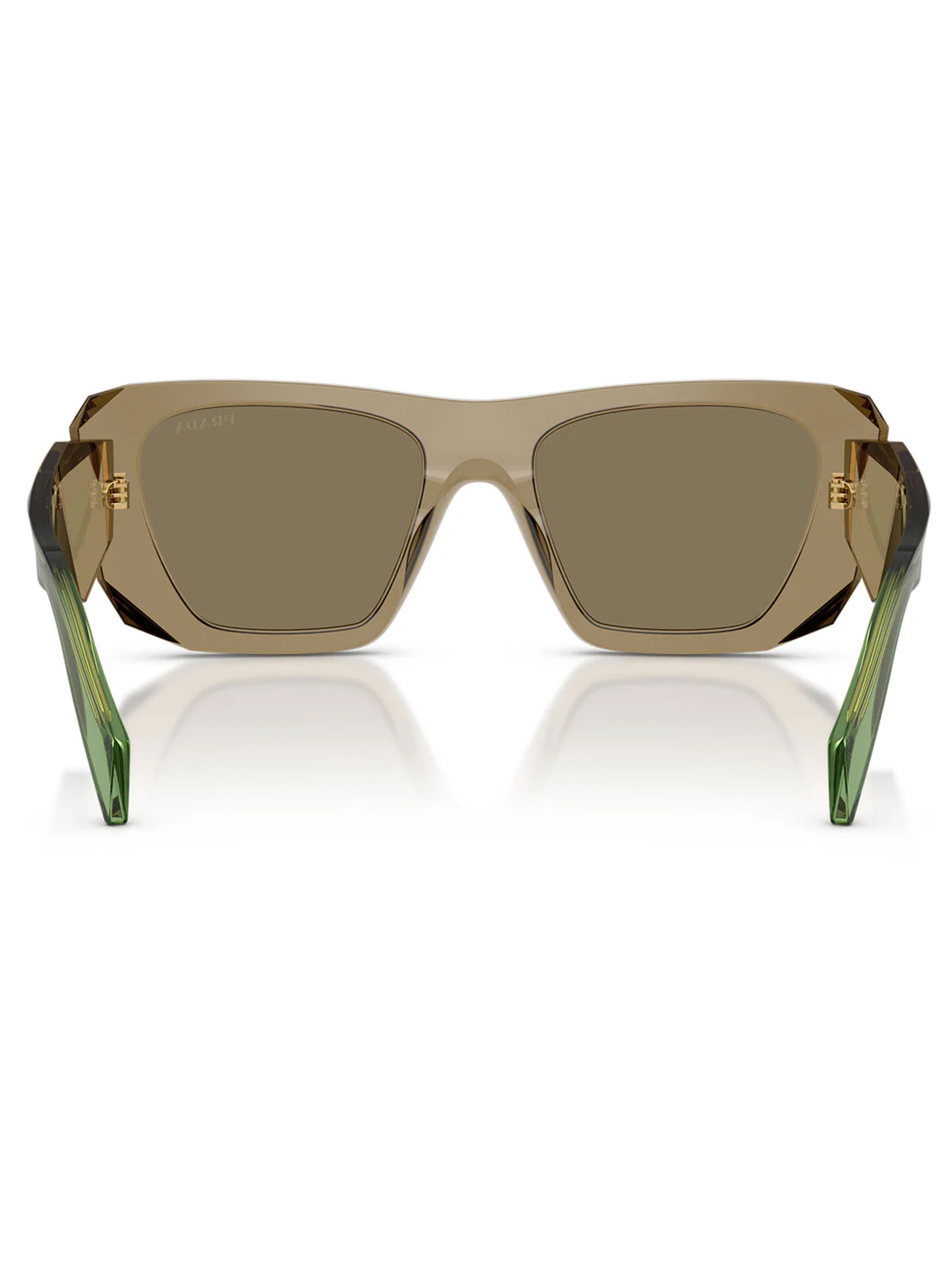 PRADA Zonnebril 'Prada Occhiali da Sole PRB18S 29E90F Terra/Marrone Chiaro Donna' in Bruin