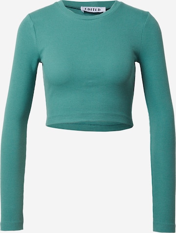 EDITED Shirt 'Oxana' in Green: front