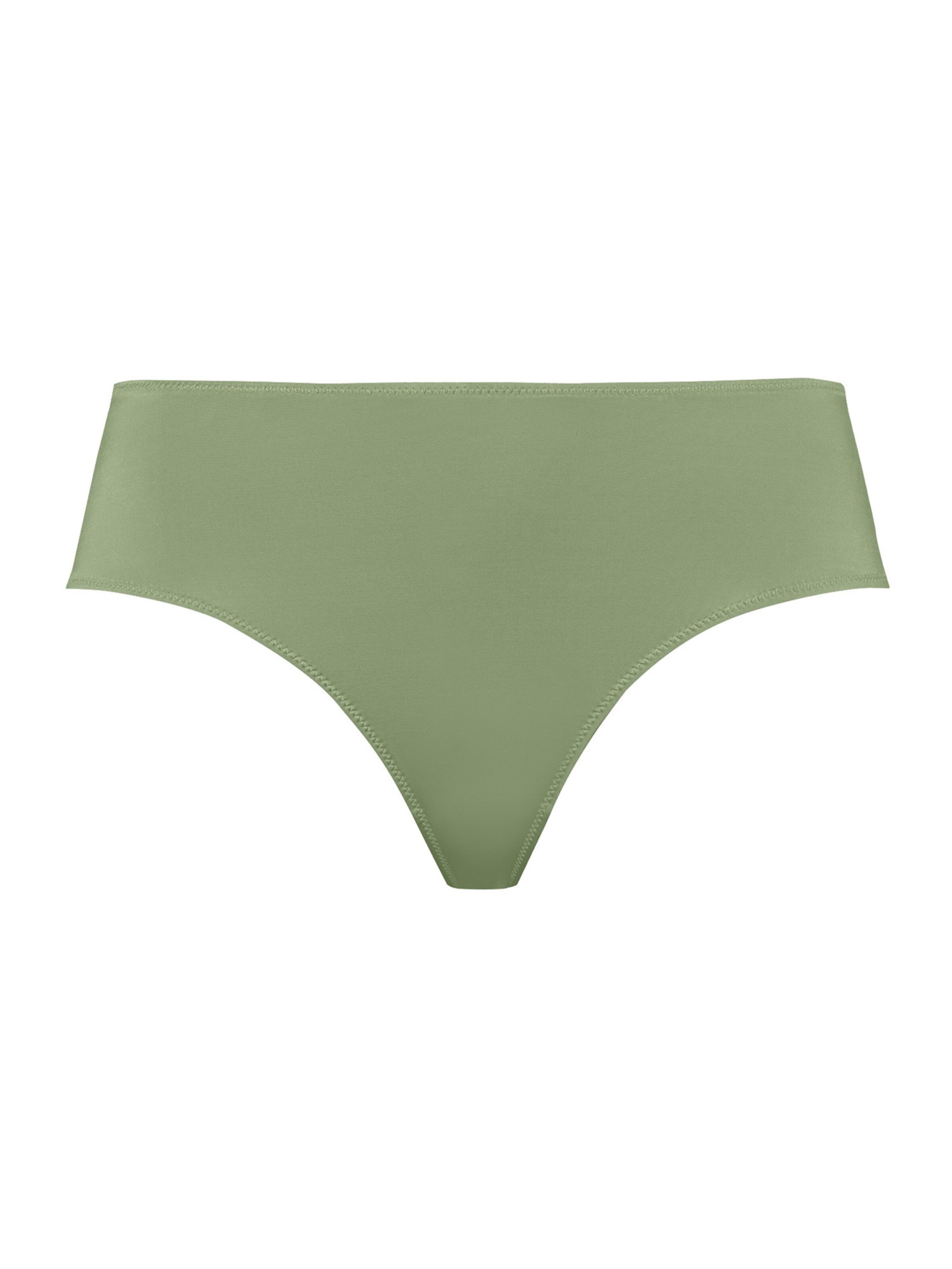 Hanro Slip 'Elia' in Green: front