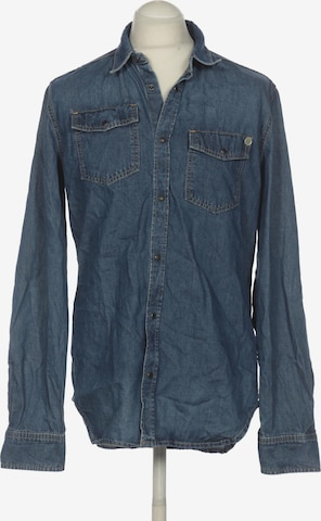 Pepe Jeans Button Up Shirt in L in Blue: front