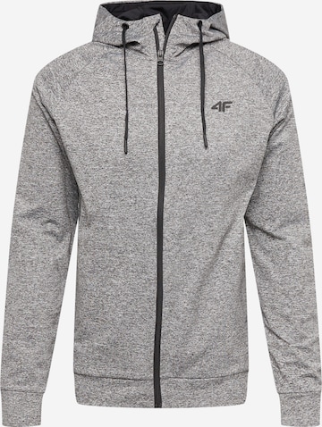 4F Sportsweatjacke in Grau: predná strana