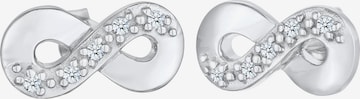 Elli DIAMONDS Earrings 'Infinity' in Silver: front