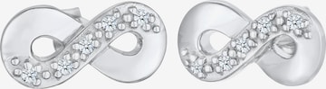 Elli DIAMONDS Ohrringe 'Infinity' in Silber: Vorderseite