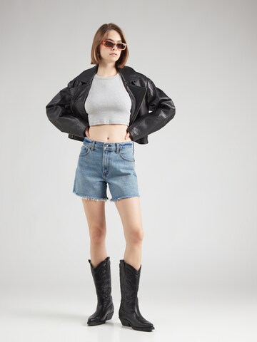 Abercrombie & Fitch Скинни Джинсы в Синий