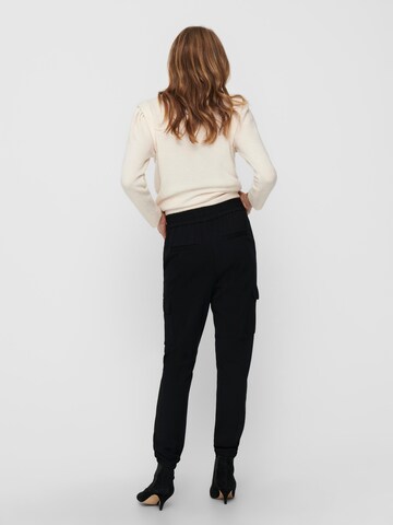 ONLY - Tapered Pantalón cargo 'Poptrash' en negro