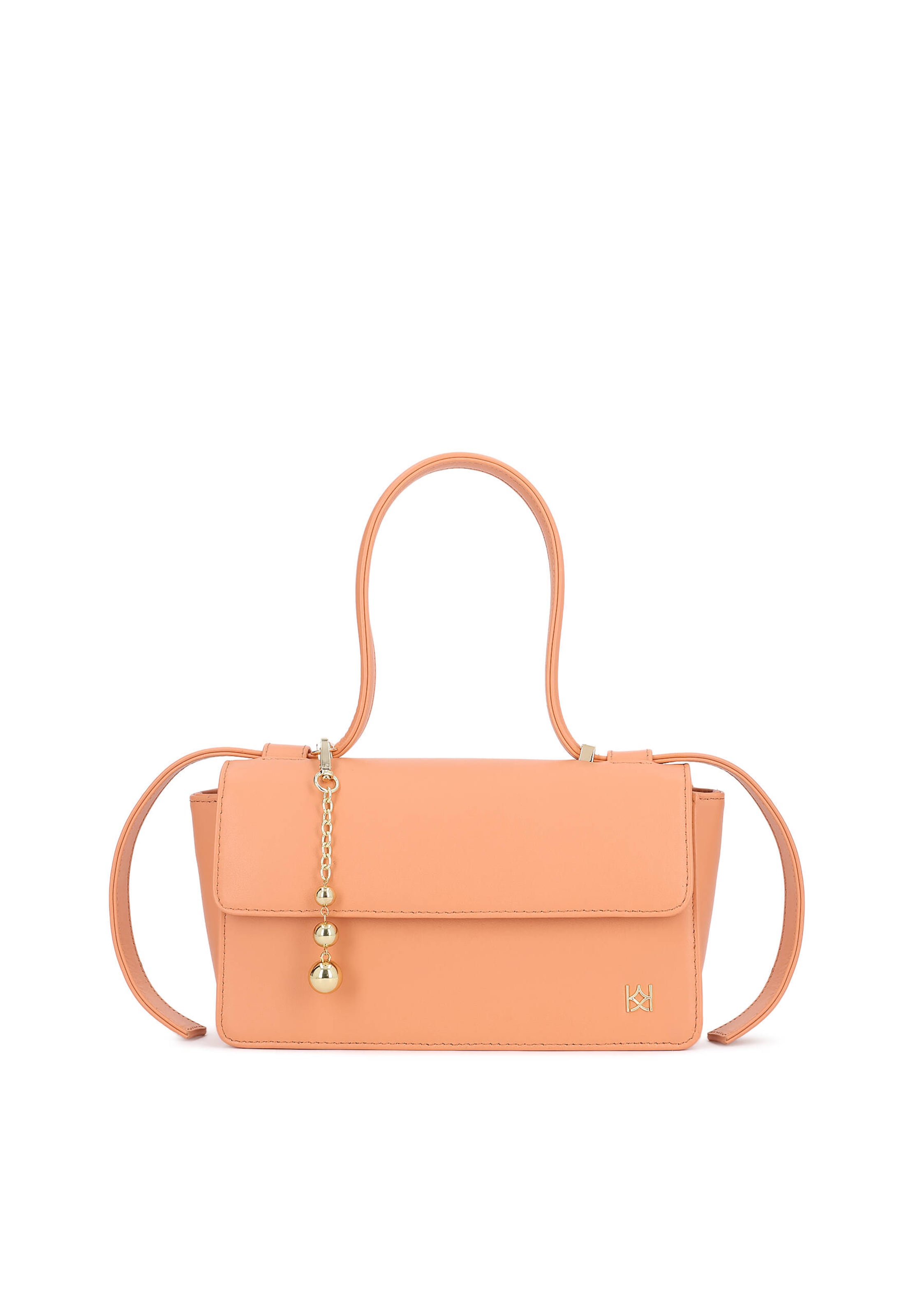 Kazar Handbag in Orange: front