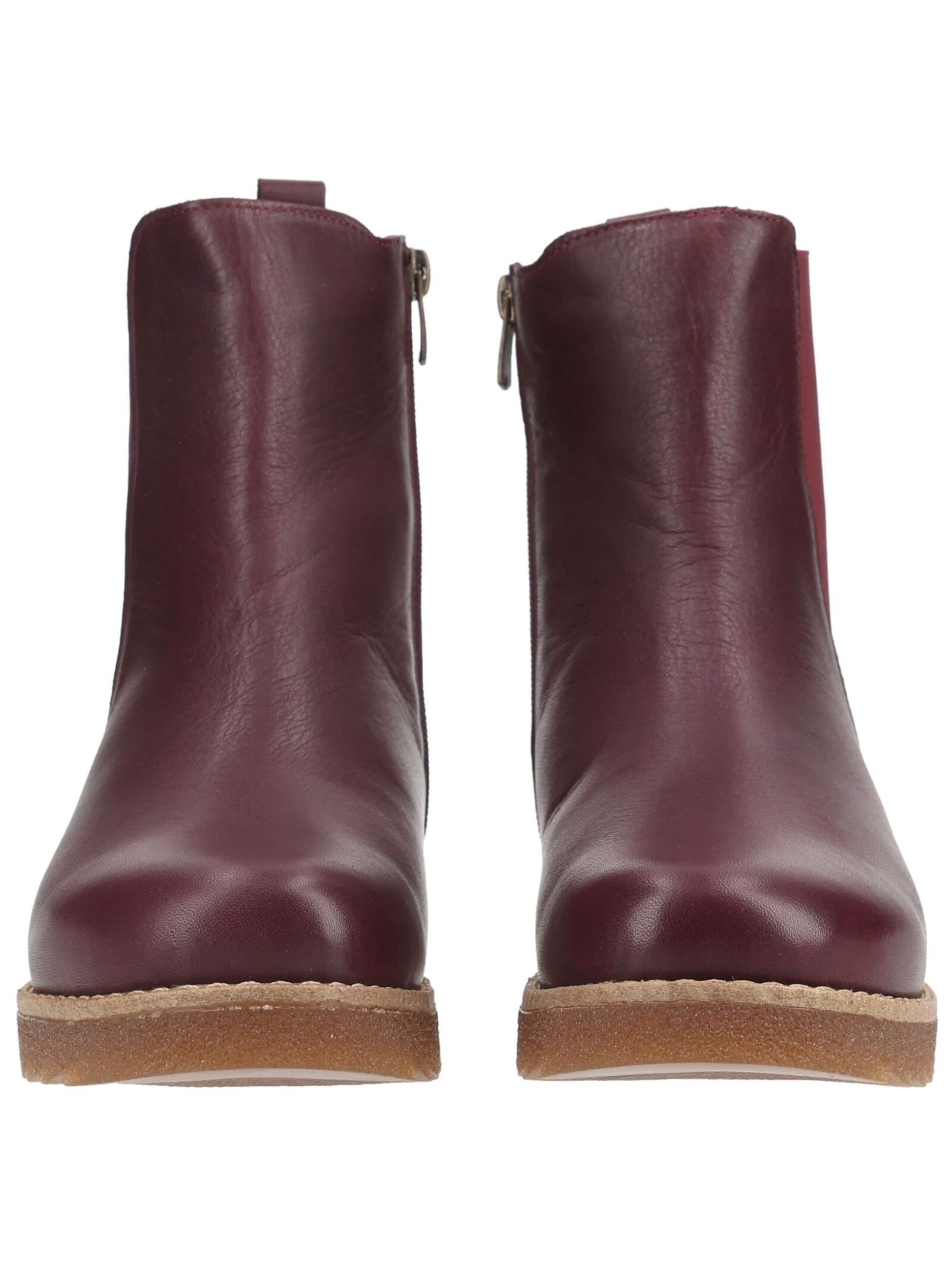 ANDREA CONTI Chelsea Boots in Red