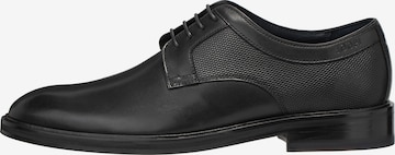 JOOP! Schnürschuh 'Pero Stampa Kleitos' in Schwarz: Vorderseite