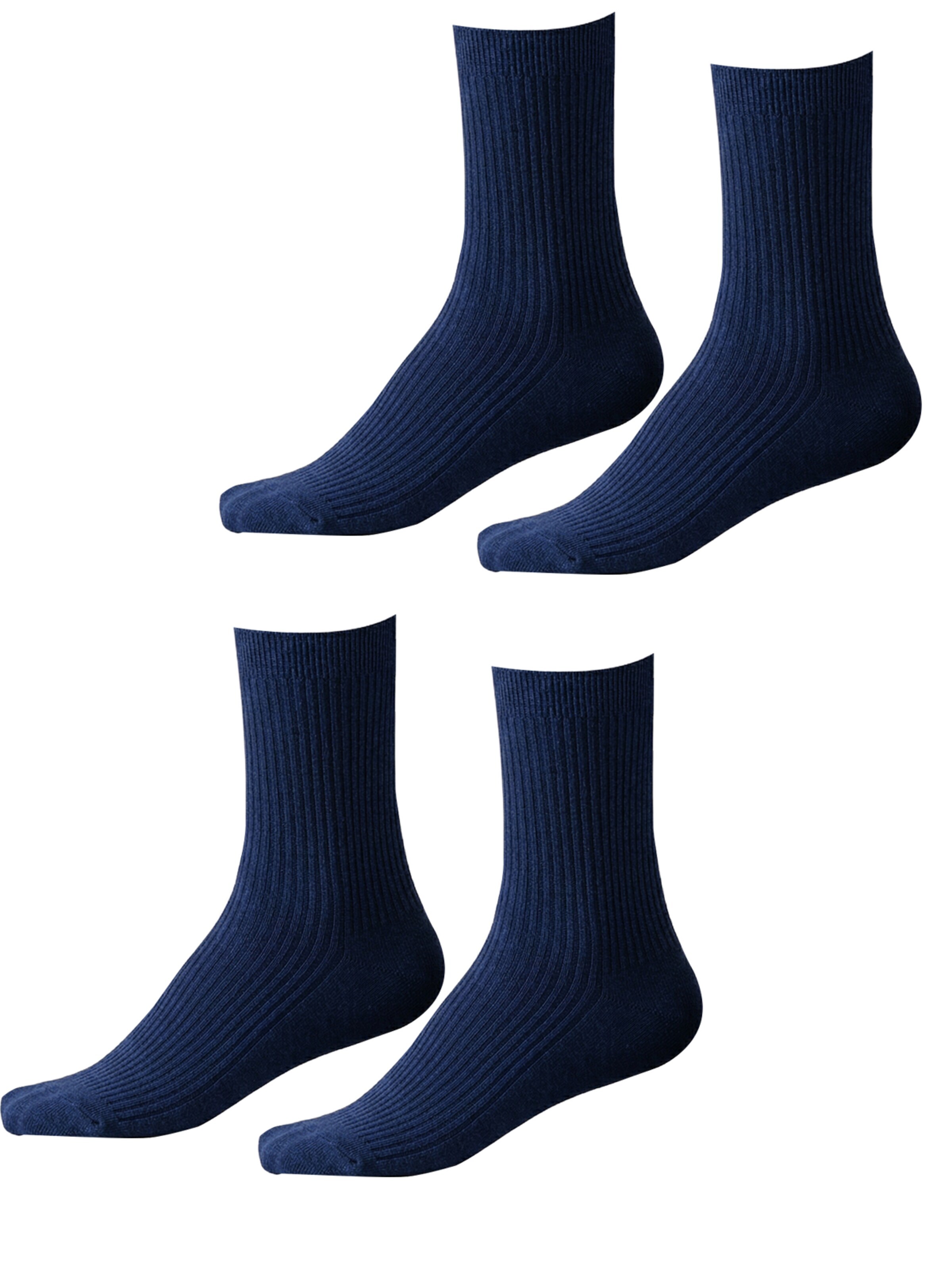 Millo Socks 'Cosy Steps' in Blue: front