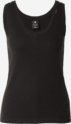 G-Star RAW Top in Zwart: voorkant