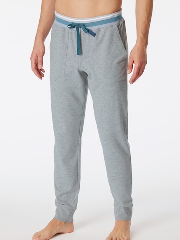Pantalon de pyjama ' Mix + Relax ' SCHIESSER en gris : devant