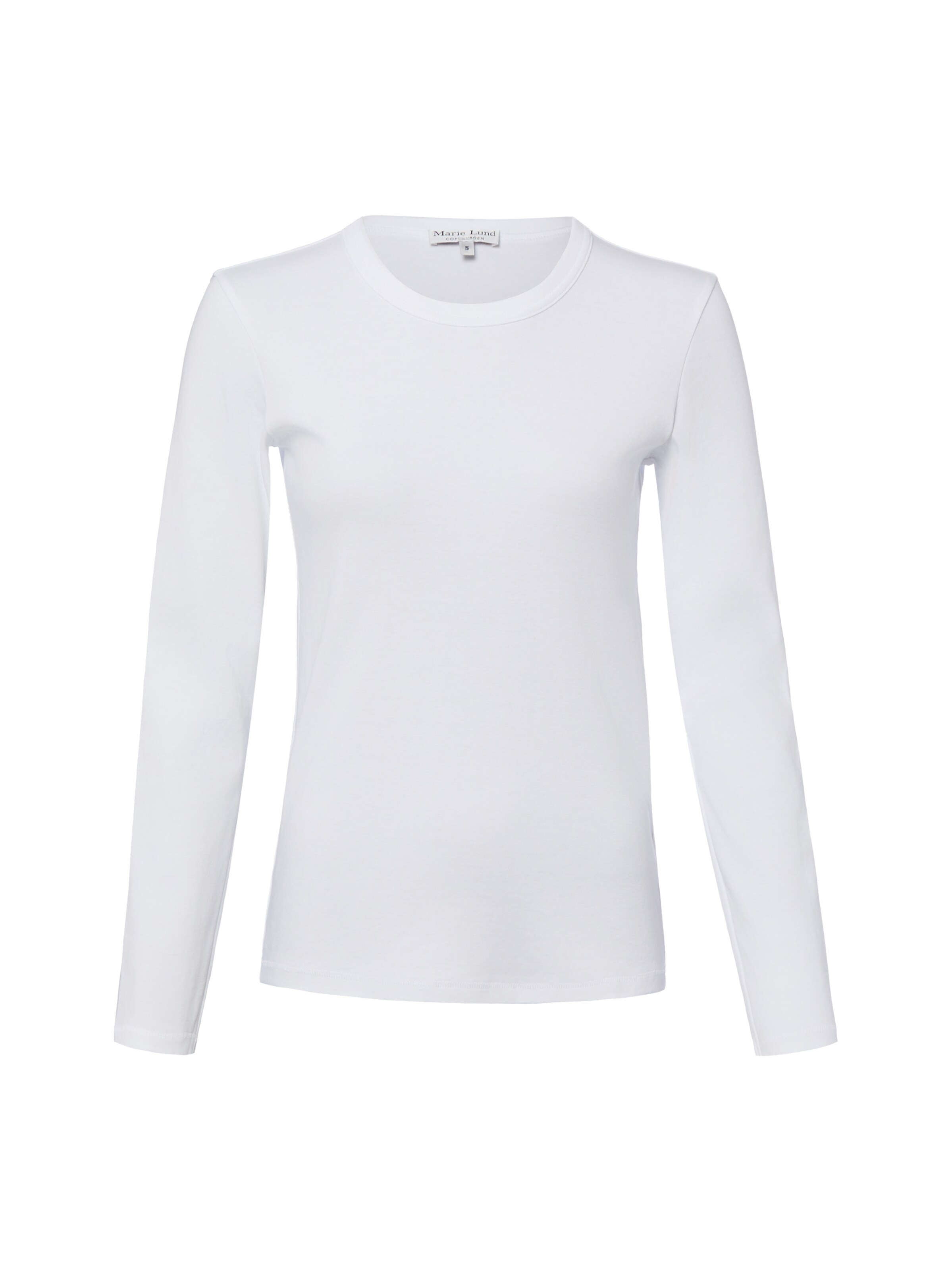 T-shirt Marie Lund en blanc : devant