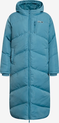BENCH Winter Coat 'Eloriana' in Blue: front