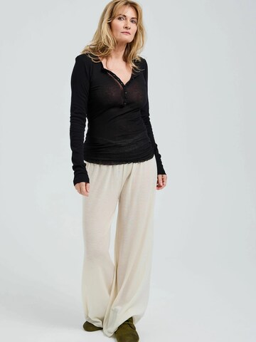 Seamless Basic Shirt 'Granddad' in Zwart