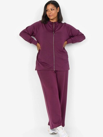 Giacca di felpa 'Sabina' di Wasabi Concept in rosso