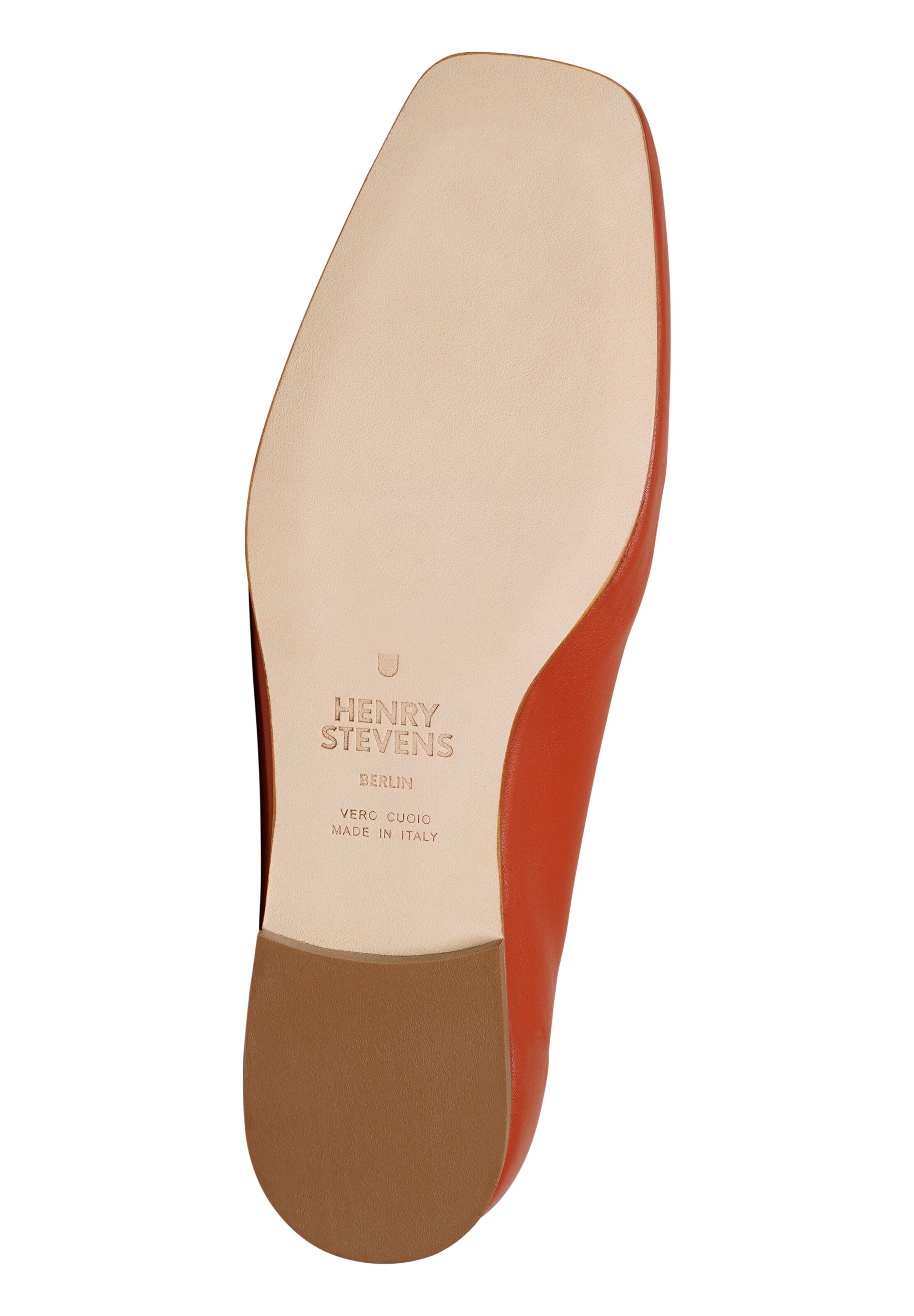Henry Stevens Ballet Flats 'Audrey B' in Red