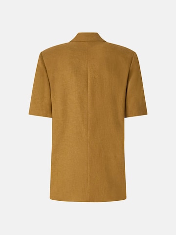 PINKO Tussenjas 'PINKO BRINDISI GIACCA TELA DI LINO GIACCA' in Bruin