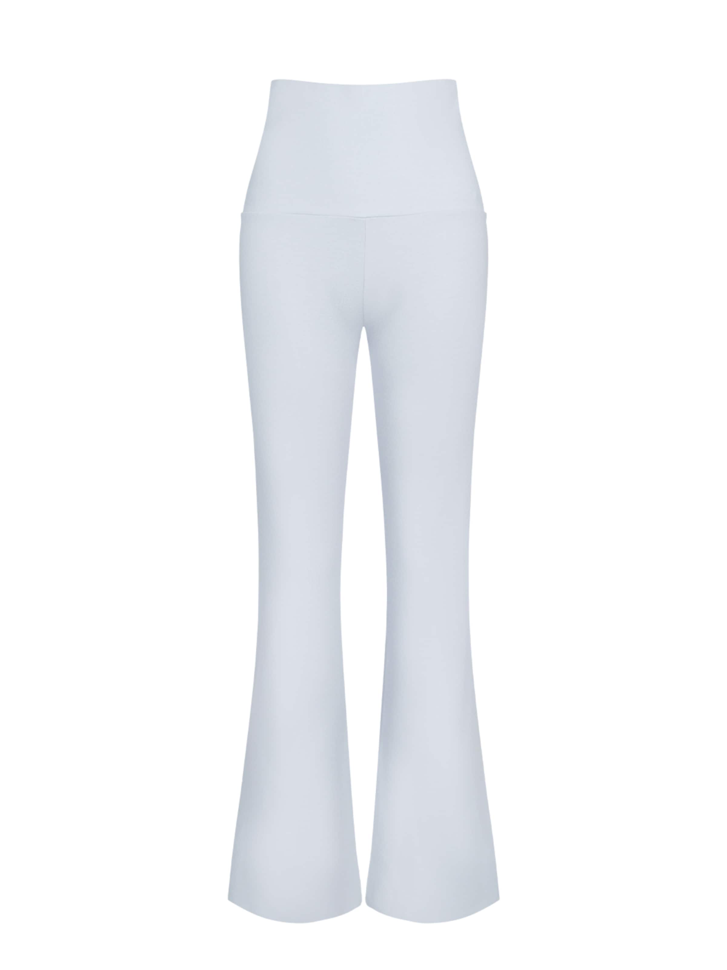 cfab (formerly creamy fabrics) Leggings 'Cotton Flared Bootcut Leggings' in Light blue, Item view