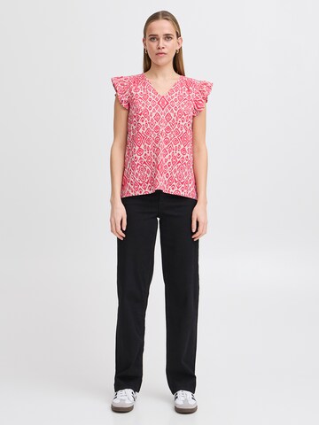 ICHI - Blusa 'IHLINNO' en rojo