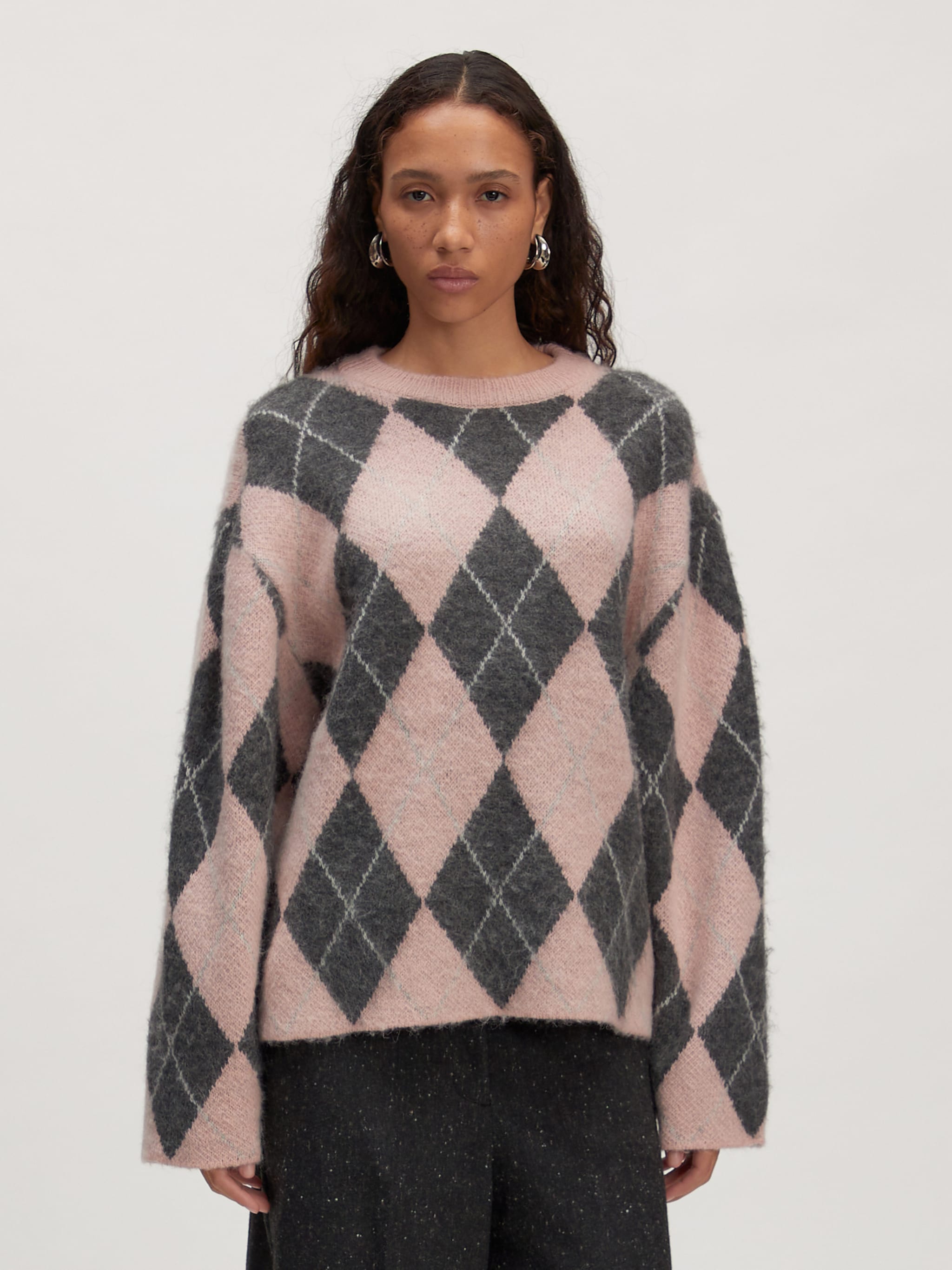 EDITED Produkte Pullover 'Harriet' grau