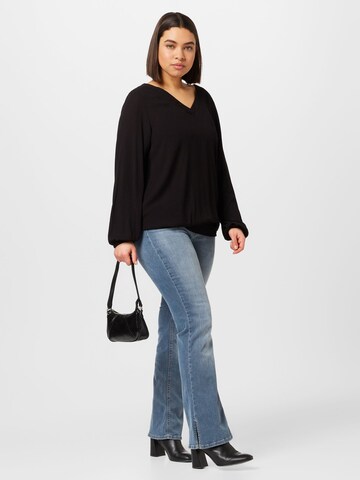 Zizzi Blouse 'WISMA' in Black