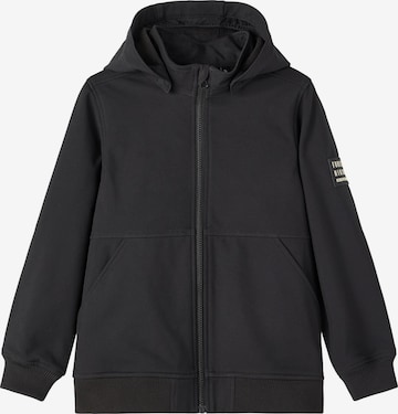 NAME IT Funktionsjacke 'Alfa' in Schwarz: predná strana