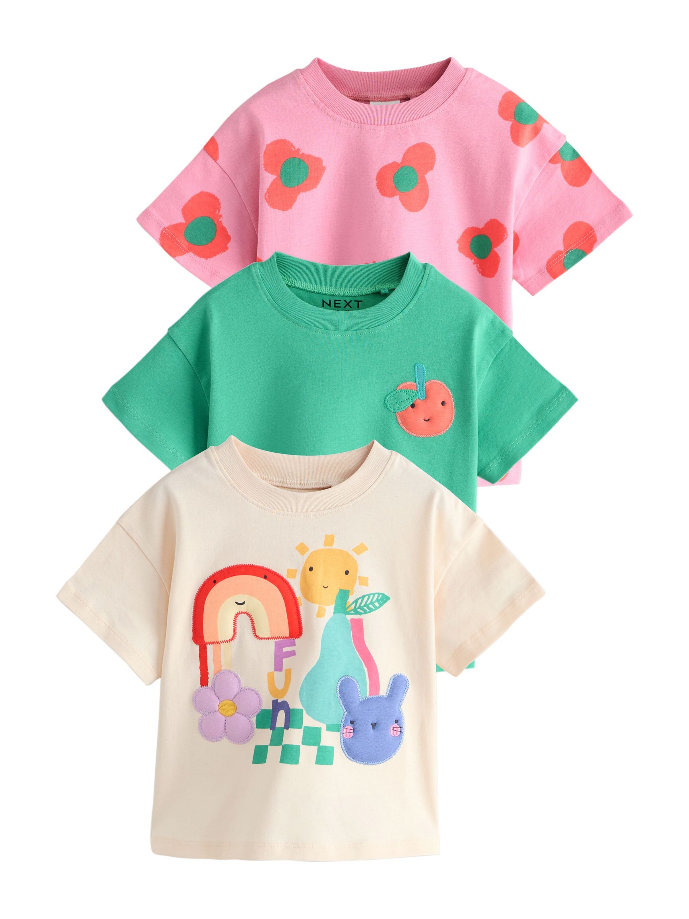 Next T-Shirt in Beige: Vorderseite