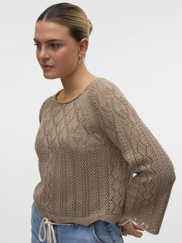 VERO MODA Trui 'VMGinger' in Grijs