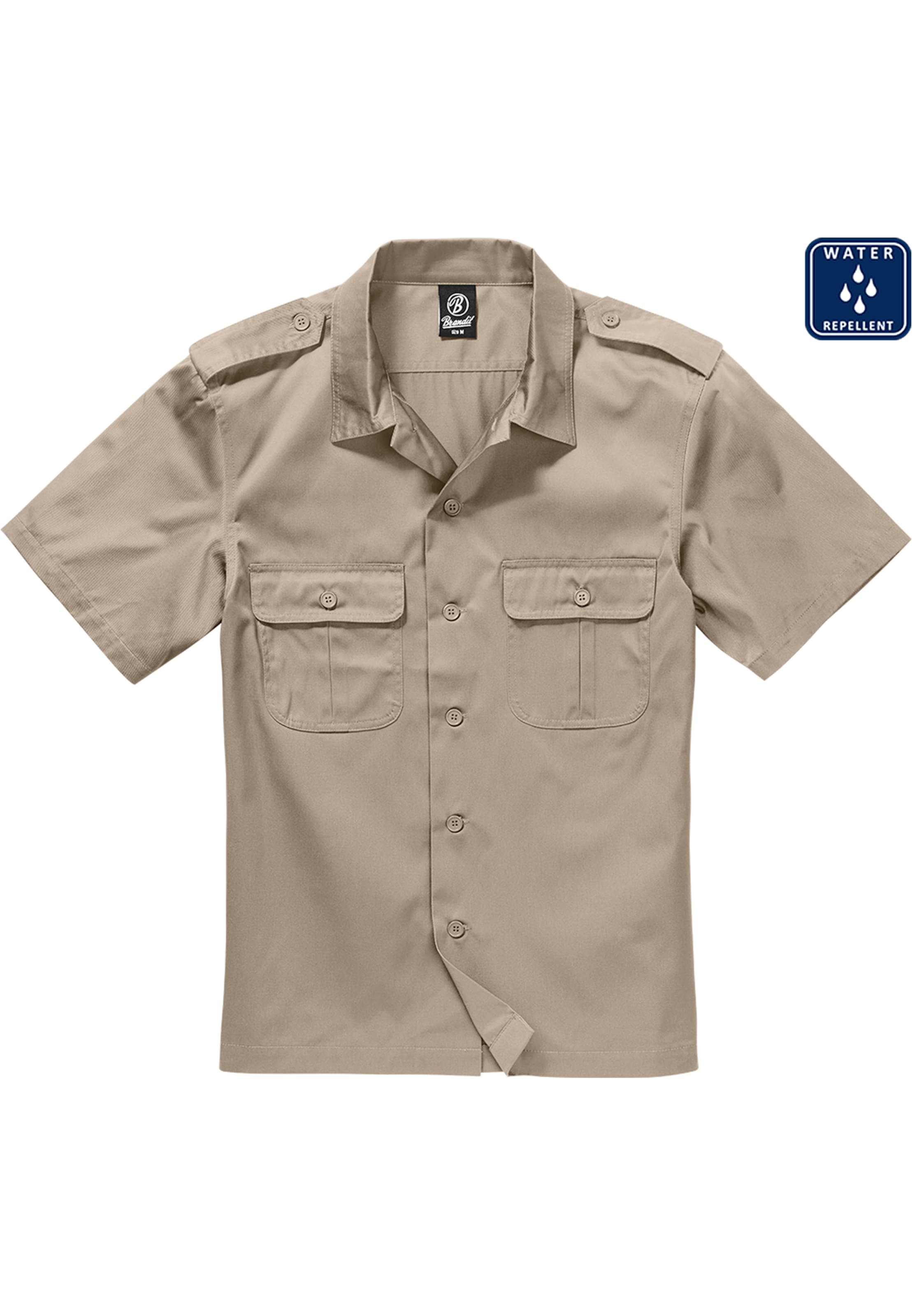 Brandit Comfort Fit Paita värissä beige: etupuoli