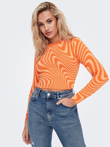 ONLY Sweater 'MILENA' in Orange
