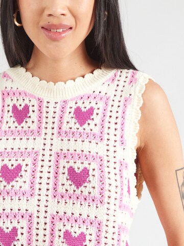 Tops en tricot 'PCANNA' PIECES en beige
