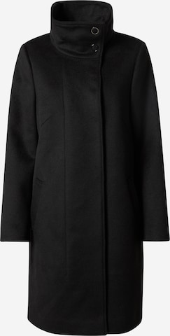 s.Oliver BLACK LABEL Between-Seasons Coat in Black: front