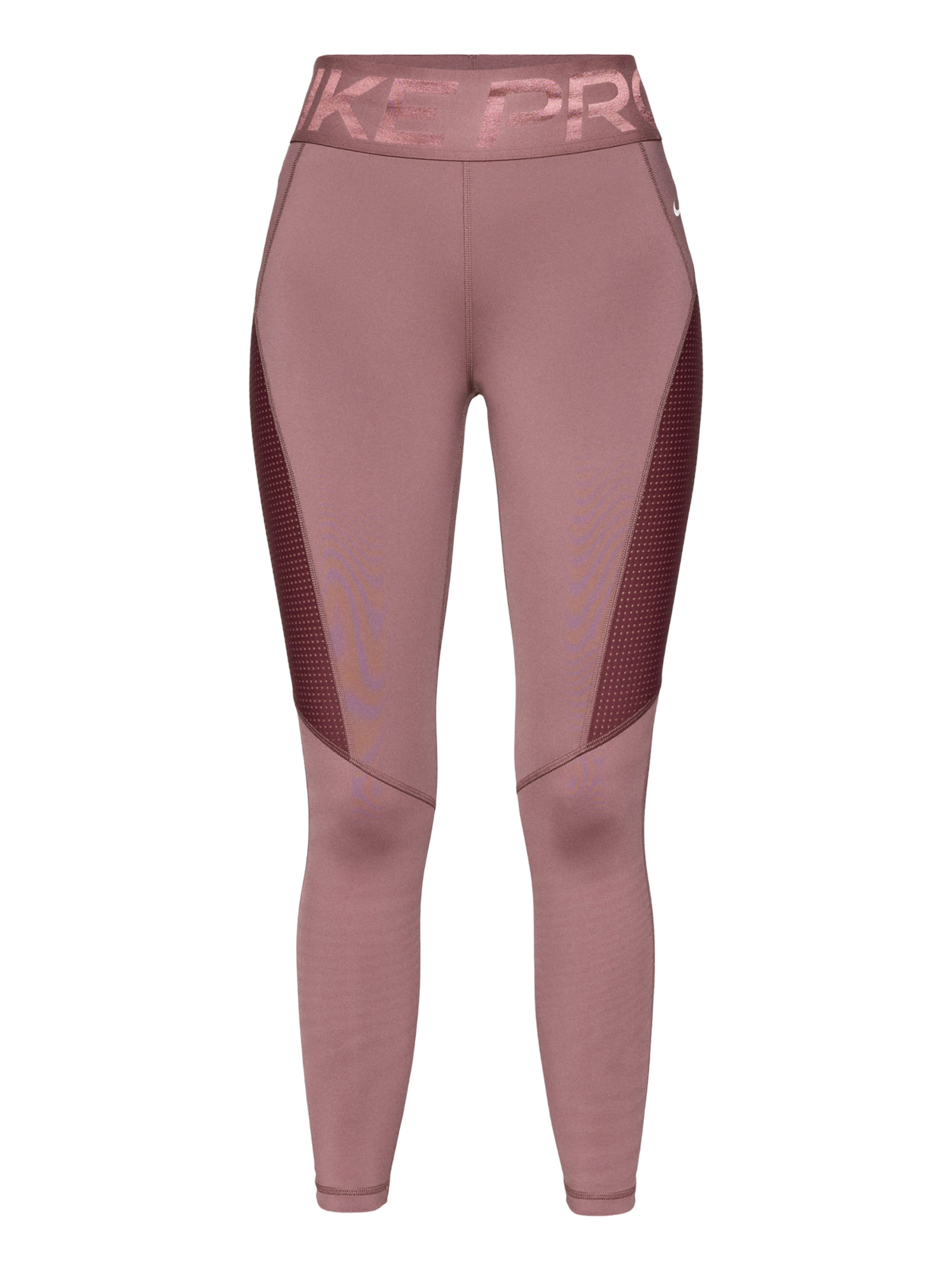 NIKE - Skinny Calças de desporto em roxo: frente