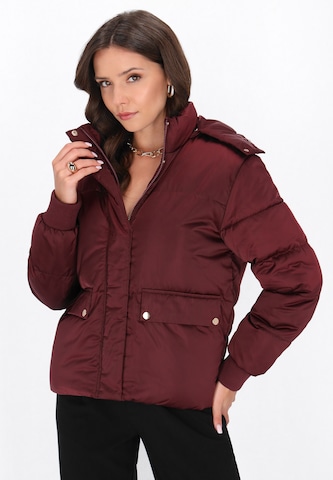 faina Jacke in Rot: Vorderseite