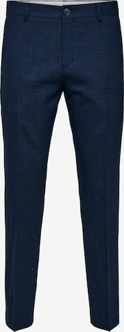 SELECTED HOMME Regular Bukse med press 'Oasis' i blå: forside