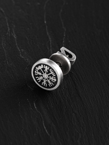REYTEL Ohrring 'VEGVISIR' in Silber: Vorderseite