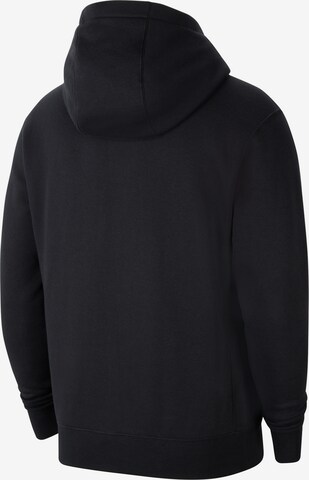 NIKE Athletic Zip-Up Hoodie in Black