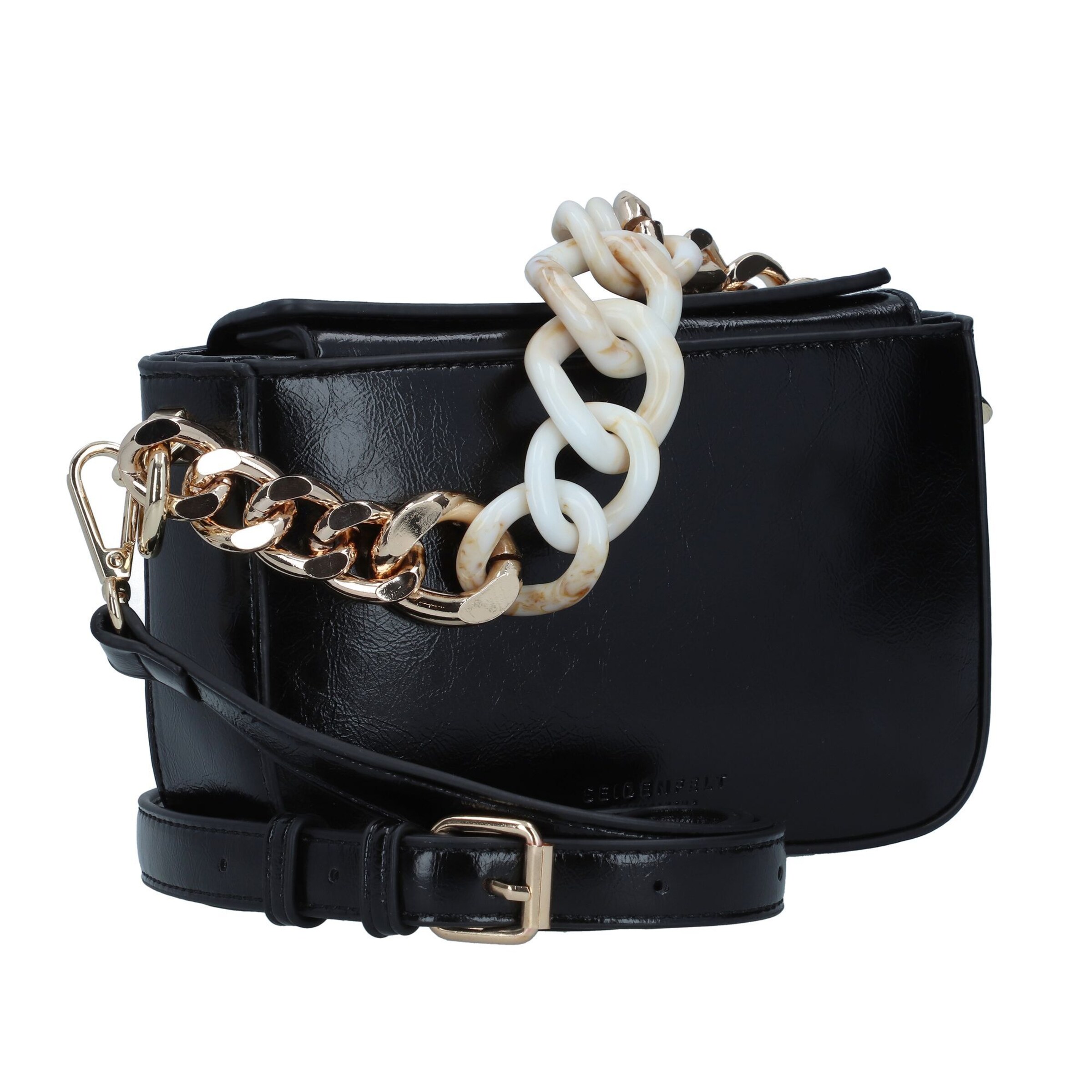 Seidenfelt Handtas 'Sokna' in Zwart