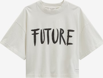T-shirt Marc O'Polo en beige : devant