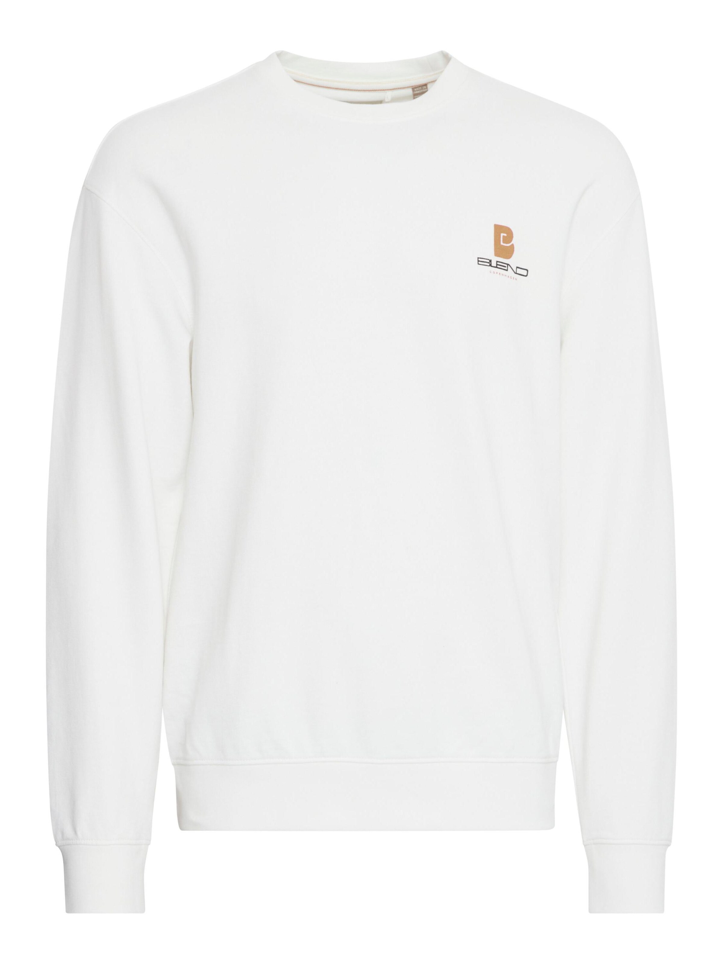 Sweat-shirt 'Brody' BLEND en blanc : devant